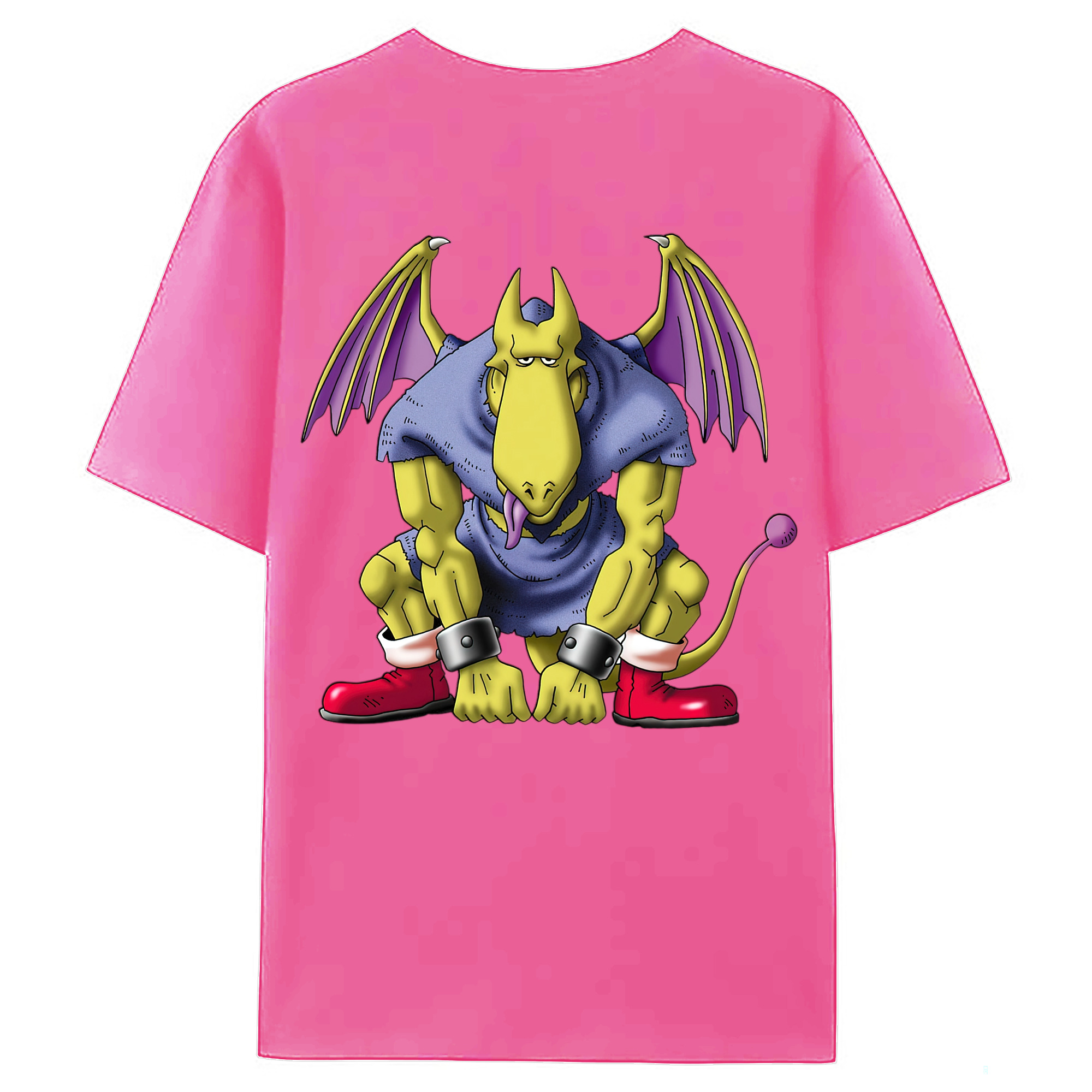 （画像用） ドラゴンクエスト Doragon Kuesuto Dragon Quest レディース半袖Tシャツ(バックプリント)